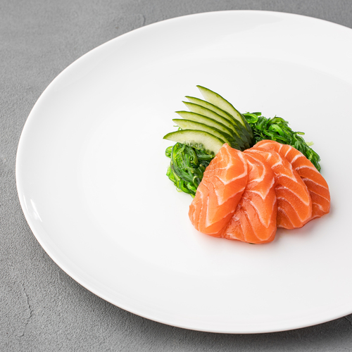Order Sashimi with salmon