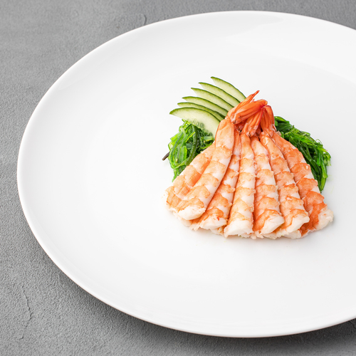 Order Sashimi with tiger shrimp
