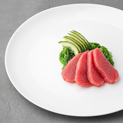 Order Sashimi with tuna