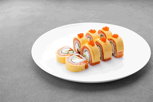 Roll SúperQueso con salmón