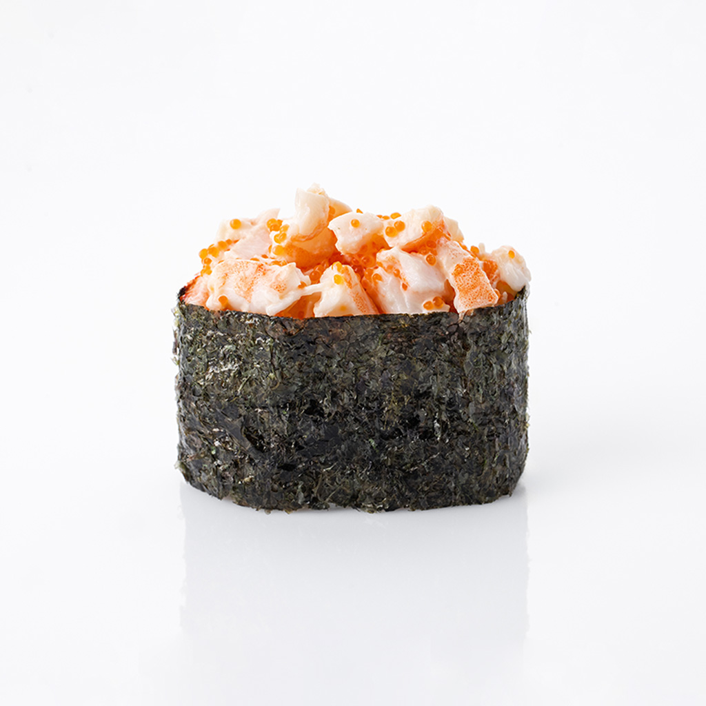Order Gunkan with tiger shrimp